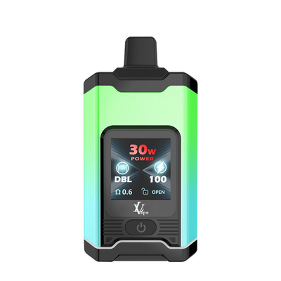এলসিডি স্ক্রিন উচ্চ puffs একক vape বার সঙ্গে জাল coils এবং সুইচ বোতাম