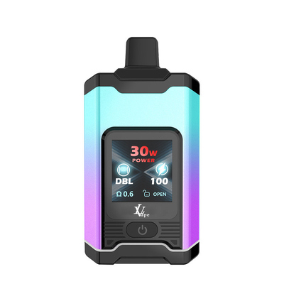 এলসিডি স্ক্রিন উচ্চ puffs একক vape বার সঙ্গে জাল coils এবং সুইচ বোতাম