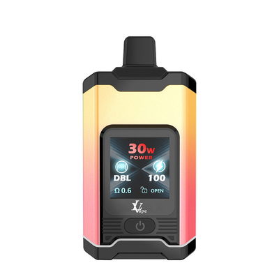 এলসিডি স্ক্রিন উচ্চ puffs একক vape বার সঙ্গে জাল coils এবং সুইচ বোতাম